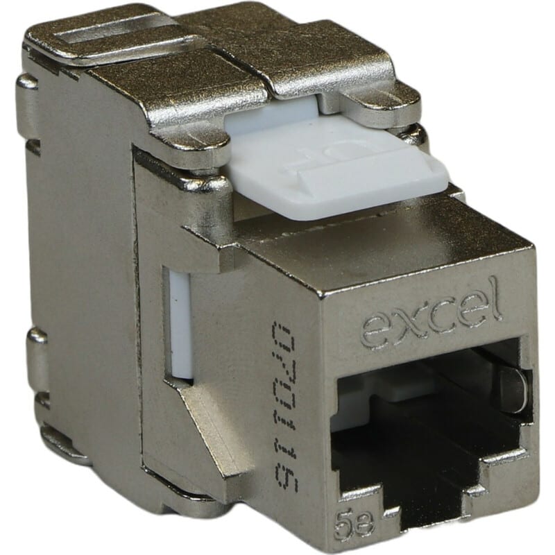 EXCEL NETWORKING - Liitin-CAT5e - EXL C5E SCRN T/LESS JACK-KÄRPÄ