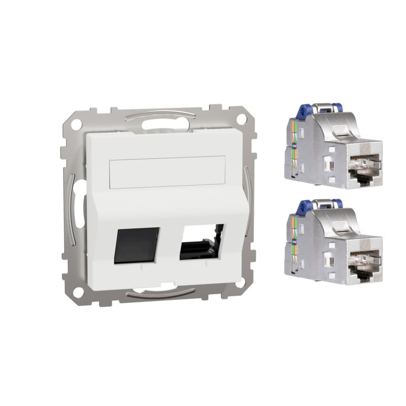 SCHNEIDER ELECTRIC - Telerasia - Datarasia 2x S-One CAT6 STP