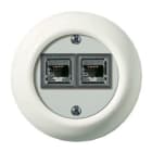 SCHNEIDER ELECTRIC - Telerasia Renova - 2xRJ45, Cat 6, valk