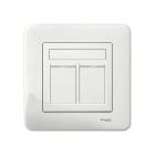 SCHNEIDER ELECTRIC - Telerasia Exxact - Datarasia 2xRJ45, Cat 6 valk