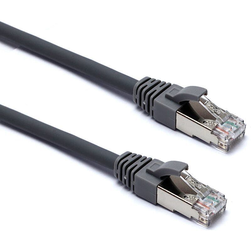 EXCEL NETWORKING - Kytkentäkaapeli-CAT6a - EXCEL CAT6A 4M FFTP LSOH PL GY