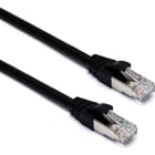 EXCEL NETWORKING - Kytkentäkaapeli-CAT6a - EXCEL CAT6A 1M FFTP LSOH PL BK