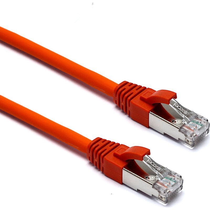 EXCEL NETWORKING - Kytkentäkaapeli-CAT6a - EXCEL CAT6A 1M FFTP LSOH PL OR
