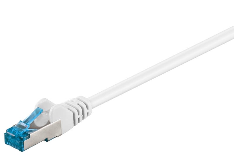TELE-TUKKU - Kytkentäkaapeli-CAT6a - CAT6a-välij S/FTP valk 5m