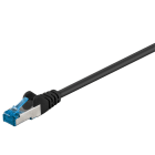 TELE-TUKKU - Kytkentäkaapeli-CAT6a - CAT6a-välij S/FTP musta 15m