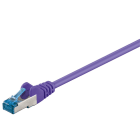 TELE-TUKKU - Kytkentäkaapeli-CAT6a - CAT6a-välij S/FTP viol 0,25m