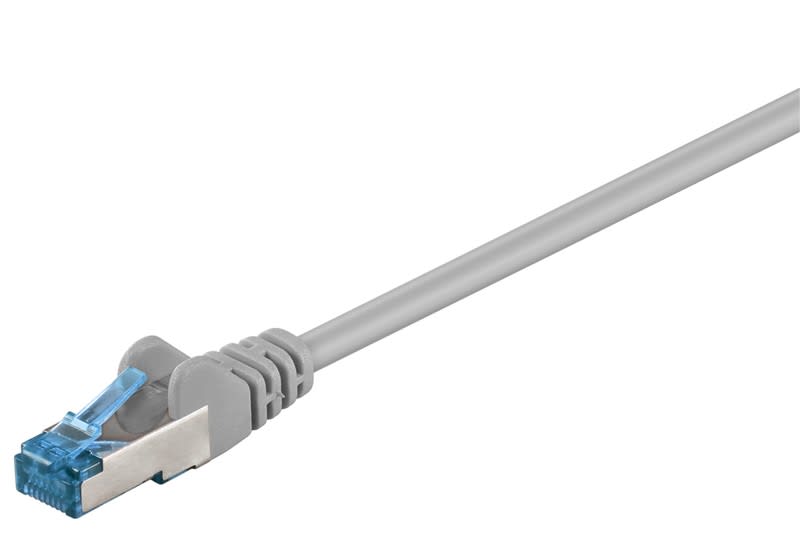 TELE-TUKKU - Kytkentäkaapeli-CAT6a - CAT6a-välij S/FTP harmaa 50m