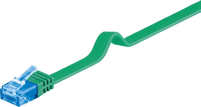 TELE-TUKKU - Kytkentäkaapeli-CAT6a - CAT6a-välij lit U/UTP vihre