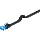 TELE-TUKKU - Kytkentäkaapeli-CAT6a - CAT6a-välij lit U/UTP mus 20m
