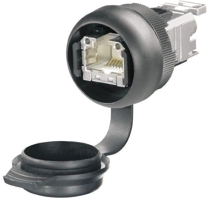 WEIDMÜLLER - Pistorasiapaneeli - IE-FCM-RJ45-FJ-B