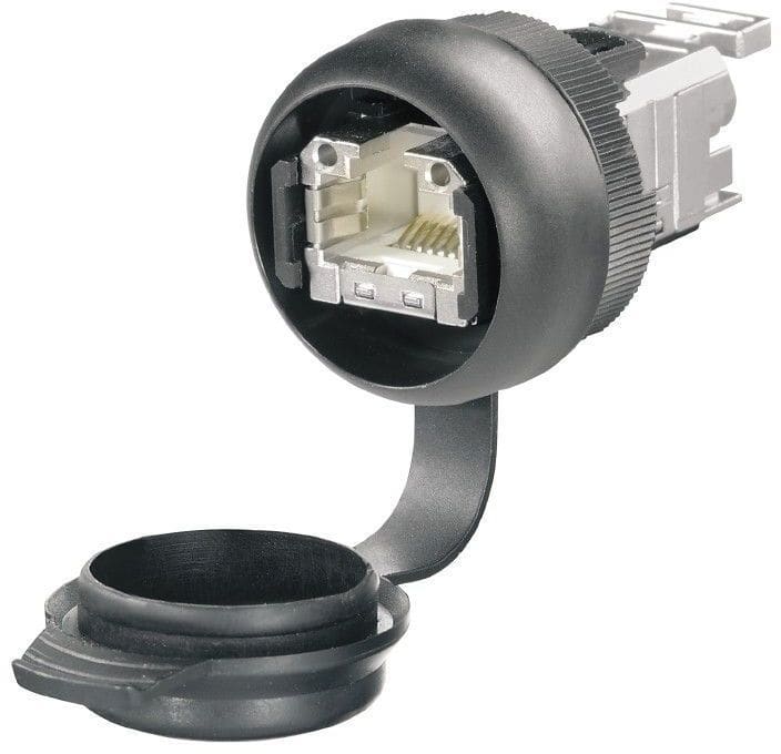 WEIDMÜLLER - Pistorasiapaneeli - IE-FCM-RJ45-FJ-B