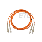 ETD - Kytkentäkaapeli-kuitu - 2SC - 2SC MM 3 m Dpx