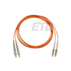 ETD - Kytkentäkaapeli-kuitu - 2SC - 2LC MM 3 m Dpx