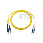 ETD - Kytkentäkaapeli-kuitu - 2SC - 2LC SM 15 m Dpx