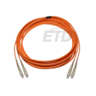 ETD - Kytkentäkaapeli-kuitu - 2SC - 2SC MM 10 m Oval