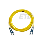 ETD - Kytkentäkaapeli-kuitu - 2SC - 2SC SM 15 m Oval