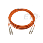 ETD - Kytkentäkaapeli-kuitu - 2SC - 2LC MM 10 m Oval