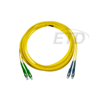 ETD - Kytkentäkaapeli-kuitu - 2SC/APC - 2SC/UPC SM 15 m OVAL