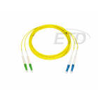 ETD - Kytkentäkaapeli-kuitu - 2LC/APC - 2LC/UPC SM 3m dpx