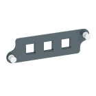 SCHNEIDER ELECTRIC - Adapterilevy 3xLCD tyhjä - Paneeleille 7240186+90