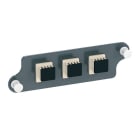 SCHNEIDER ELECTRIC - Adapterilevy sis. 3xLCD MM - Paneeleille 7240186+90