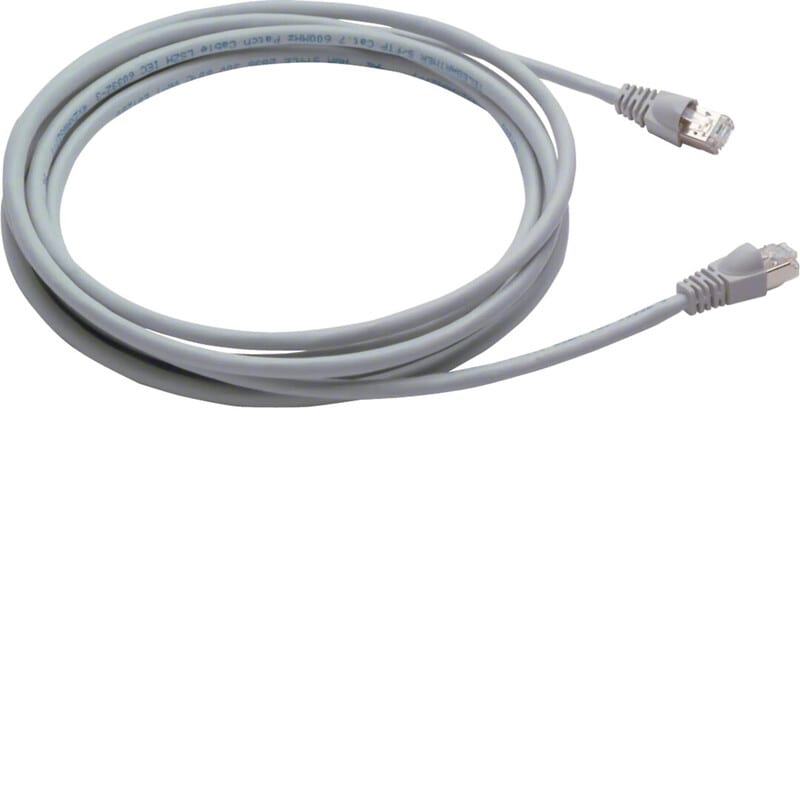 HAGER - Kytkentäkaapelipakkaus - TN713 RJ45 kat6 STP 0.5m 4kpl