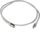 HAGER - Kytkentäkaapeli - TN714 RJ45 kat6 STP 1.0m