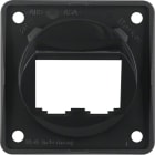 HAGER - Telerasia Integro Flow - 2xRJ45 BTR/E-DAT mus