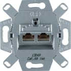 HAGER - S.1/R.1/R.3 - Datarasia 2xRJ45 kat6A 4587