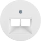 HAGER - R.1/R.3 - Keskiölevy rasialle 4587 val