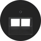 HAGER - R.1/R.3 - Keskiölevy rasialle 4587 mus