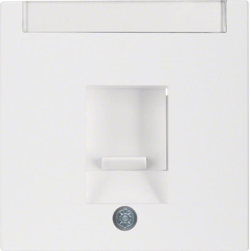 HAGER - S.1 - Keskiölevy 1xRJ45 val