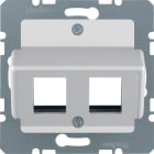 HAGER - S.1 - Keskiölevy 2xAMP vino alu