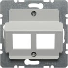 HAGER - S.1/B.3/B.7 50x50mm - Keskiölevy 2xActassi val