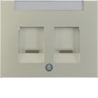 HAGER - Keskiölevy K.5 - 2-os. rasioille 4541xx rst