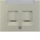 HAGER - Keskiölevy K.5 - 2-os. rasioille 4541xx rst