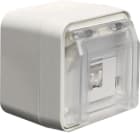 HAGER - Pintarasia IP55 valk W.1 - Datarasia 1xRJ45 kat6 STP