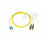ETD - Kytkentäkaapeli-kuitu - 2LC/UPC - 2FC/APC SM 5 m Dpx