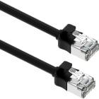EXCEL NETWORKING - Kytkentäkaapeli-CAT6a - CAT6A MINI P/JOHTO 0.5M BK X10