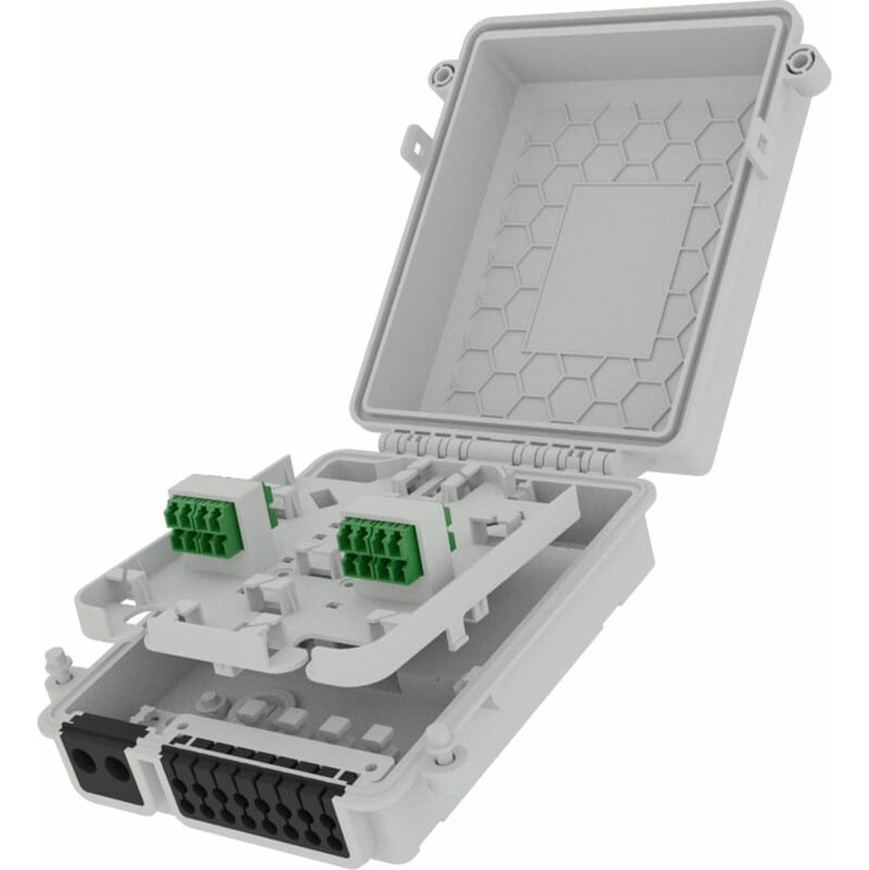 EXCEL NETWORKING - Päätekotelo - ENCASA 16F FDP W/ 16 LCA GY