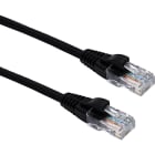 EXCEL NETWORKING - Kytkentäkaapeli-CAT5e - XL C5E U/UTP B/L P/L 1M BK