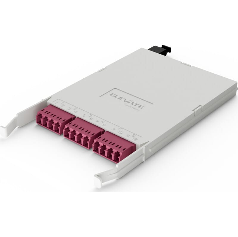 ELEVATE - Paneeli-kuitu - HD BASE12 - 12F LC-MPO M OM4 H