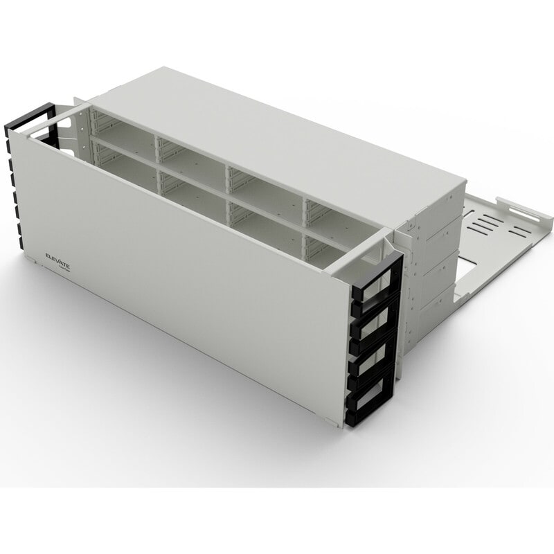 ELEVATE - Paneeli-kuitu - HD B24 ALUSTA 4U 96 PAIKKAA WH