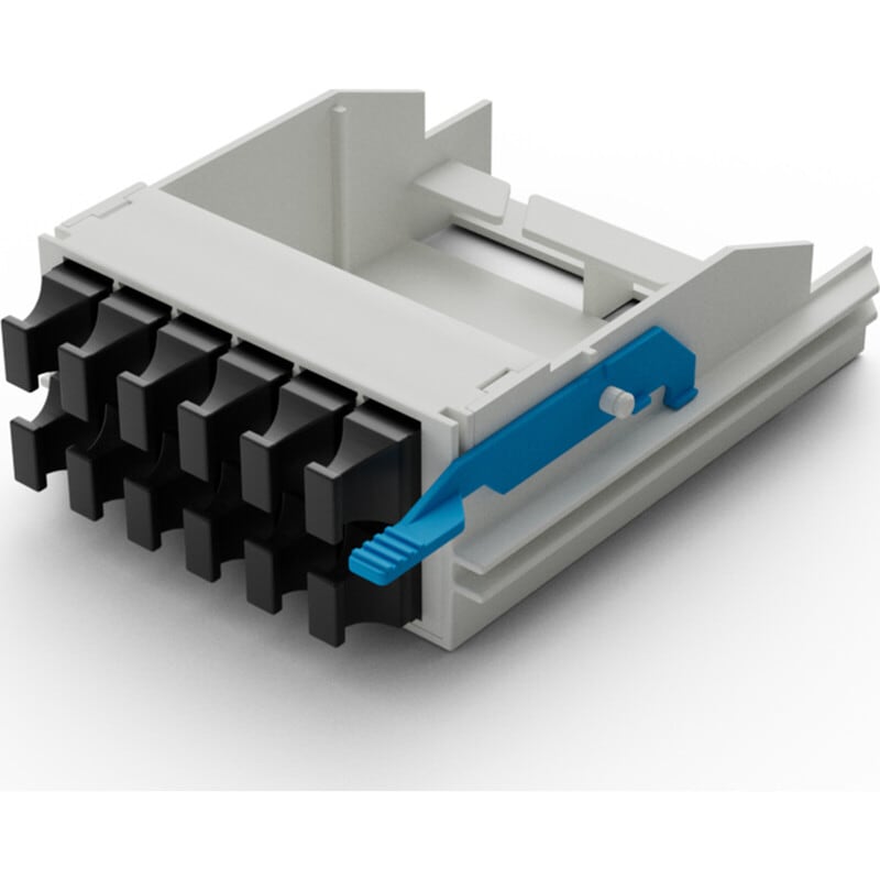ELEVATE - Paneeli-kuitu - MD 12 PORTIN MPO LÄPIVIENTI WH