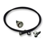 NAFICON - Jumpperikaapeli LSZH/UV B2ca - Jumpperi 3m 7/16m - 7/16m90