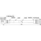 NAFICON - Jumpperikaapeli LSZH/UV B2ca - Jumpperi 5m 7/16m90 - 7/16f