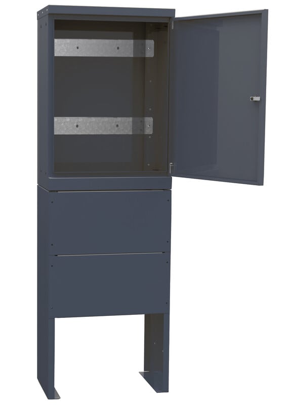 NAFICON - Telejakokaappi - NAF K0/850 + jalusta RAL7024