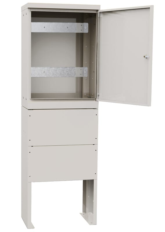 NAFICON - Telejakokaappi - NAF K0/850 + jalusta RAL7035