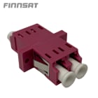 FINNSAT - Adapteri - OM4 LC duplex magenta