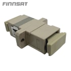 FINNSAT - Adapteri - OM1 SC/SC simplex beige